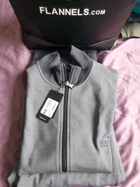 hugo boss hoodie flannels